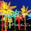 Artificial waterproof lighted indoor outdoor high quality LED palm tree festival decorations