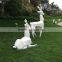 Fiberglass garden reindeer mascot