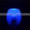 LED Garden Furniture 40*40*40cm Lighting up Garden Short Chair with Remote Controller