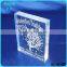 KM-SP06 Factory high quality clear acrylic crystal stamp block,transparent acryl display block