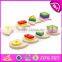 Customize educational wooden baby stacking toys W13D048