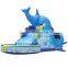 inflatable cetacean slide commercial use large wet and dry inflatable water pool slide for sale
