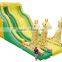 customized PVC inflatable dry silde , high safety grade commercial tall slide