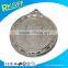 Big Zinc alloy Silver sports medal