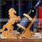 Adjustable animals bamboo wine holder