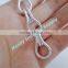 Customed Double Hook Silver Aluminum Curtain Chain