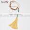 Latest Design Beads Necklace With Tassel WNKA-035