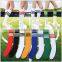 Hot selling girl knee high long stripe football sport tube socks