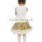 Cute design Baby Girl Sequin Pettiskirt set for kids