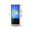 55 inch Floor Stand Advertising Touch Screen Panel PC Totem Display
