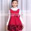 Super nice autumn winter warm dress high quality popular colorful children girls woolen dress for girls