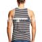 High quality mens classic stripes eco-friendly stringer tank tops