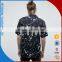 Printed short sleeve men's shirt Black summer style fashion casual shirt