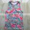 QL-447 new products flamingos pattern Knee-length dress for women vest dress women clothes 2016
