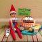 3D face children Christmas doll stuffed & plush toy elf on the shelf nice Christmas gift for kids M6070903