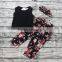 3pcs Set 2017 Summer Clothes Kid Vest Floral Pants With Matched Headband M7042303
