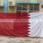 Silk Screen Printing National Qatar Body Flag Cape