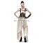 Gothic style underbust brown softbone corsage Punk Rave Y-659