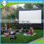 Hot selling portable and waterproof inflatable projector screen for outdoor party