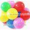 Manufacture cheap customized Yellow Plastic Play Balls With Soft LDPE Material for Kids