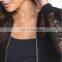 OEM Creative Breathable Summer Casual Jacket Black Lace Hollow Fashion Casual Jacket