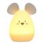 LED Nursery Night Lights for Kids,Cute Animal Silicone Baby Night Light with Touch Sensor and Remote control
