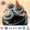 3.6/6kv-26/35kv Three cores XLPE insulated copper tape shielding PVC sheathed power cable