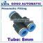 plastic three way connector 45 degree y branch pipe fitting lateral tee