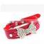 Bright Diamond Butterfly Knot Pet Collar Leash Training Dog Pulling Rope Pet Neck Chain Pet Supplies