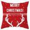 New Design Plain Cotton Christmas Throw Pillow Case Cover