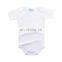 Summer pure color 100% cotton baby jumpsuit short sleeves rompers