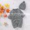 Knitted Baby Clothes Newborn Autumn Winter Baby Girl Romper Clothes With Hat Baby Jumpsuit