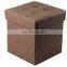 Customized Luxury waterproof Brown PU leather foldable Storage Ottoman bench set series for living room