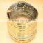 fashion and glisten golden T-shaped chrome strips