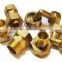 T1166 Brass compression wall plate pipe fitting for copper pipe
