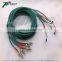 Thermocouple J type temperature sensor with probe M6 and wire length 1m