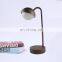 Traditional rechargeable battery powered b&q LED table lighting old fashioned desk study reading lamp