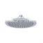 Round chromed stainless steel ultra slim high pressure top ceiling shower head