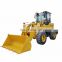 Easy operation mini articulated wheel loader 2000 kg rated weight 1m3 bucket capacity unloading height 3.5m for sale
