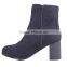 Direct factory women summer mid heel ankle boots fringe majorette zipper up boots
