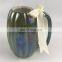 pearl glazed halloween ceramic pumpkin shaped mug
