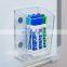 Clear Acrylic Magnetic Mounted Pen Whiteboard Marker Holder Office Storage Organizer