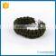 Hot promotion paracord survival bracelet with log/adjustable survival bracelet wholesale