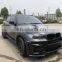 Runde Resin &Half Carbon Material Front Bumper Grille Side Skirt Spoiler Rear Lip Hood For BMW X6 E71 Haman Style Wide Body Kit