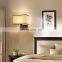 High Quality Decorative Wall Lighting Fixture Fabric E27 Holder Fabric Shade Switch Bedside Reading Wall Lamp Led Wall Lights