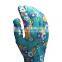 Garden Gloves Floral Transparent Smooth Nitrile Gloves