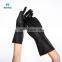 EN388 CE Safety Black Chemical Anti-Corrosion Industrial Rubber Natural Latex Acid and Alkali Resistant Gloves