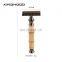 Metal Female Bikini Double Edge Safety Safety Razor With Long Natural Bamboo Handle