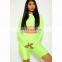 Women custom logo spandex classic running workout biker shorts