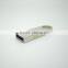 MYWAY personalized gadget usb key / stainless steel usb pendrive /metal usb stick 2gb for gift